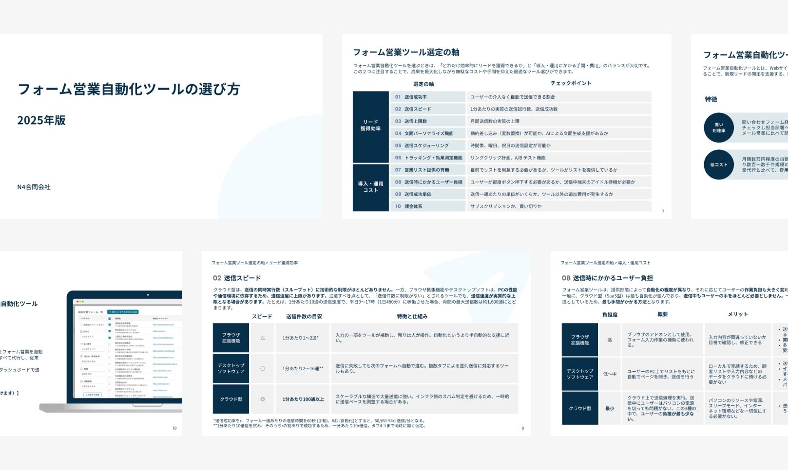 フォーム営業自動化ツールの選び方 2025年版